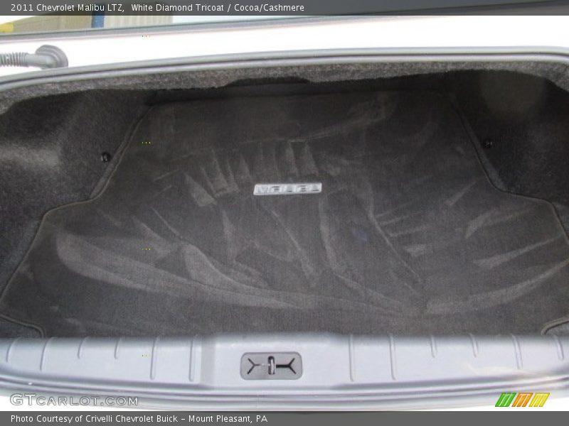 White Diamond Tricoat / Cocoa/Cashmere 2011 Chevrolet Malibu LTZ