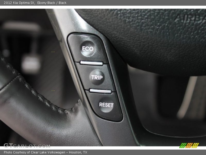 Ebony Black / Black 2012 Kia Optima SX