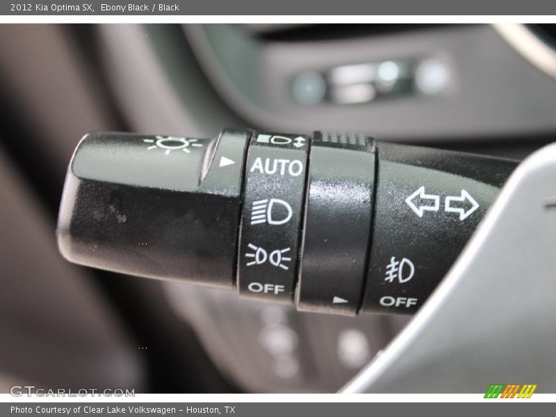 Ebony Black / Black 2012 Kia Optima SX