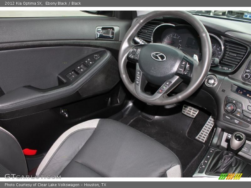 Ebony Black / Black 2012 Kia Optima SX