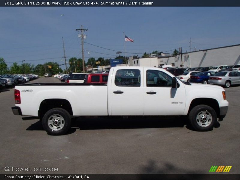  2011 Sierra 2500HD Work Truck Crew Cab 4x4 Summit White
