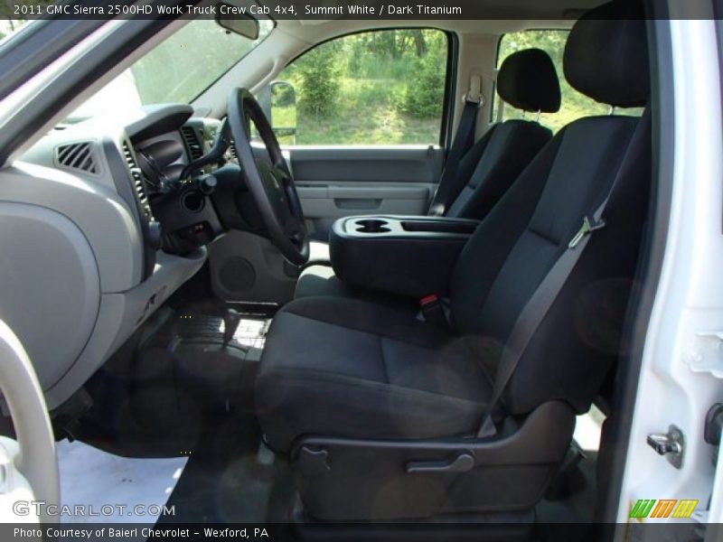 Summit White / Dark Titanium 2011 GMC Sierra 2500HD Work Truck Crew Cab 4x4