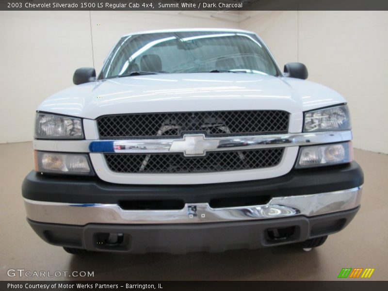 Summit White / Dark Charcoal 2003 Chevrolet Silverado 1500 LS Regular Cab 4x4