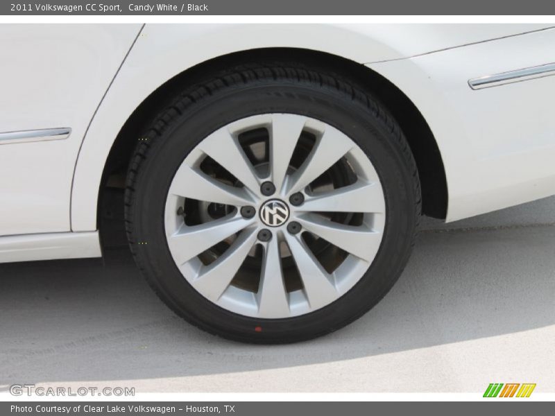 Candy White / Black 2011 Volkswagen CC Sport