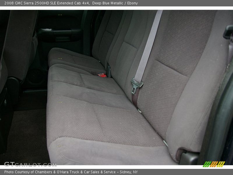 Deep Blue Metallic / Ebony 2008 GMC Sierra 2500HD SLE Extended Cab 4x4