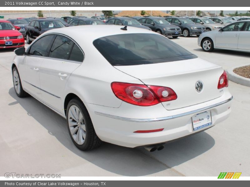 Candy White / Black 2011 Volkswagen CC Sport