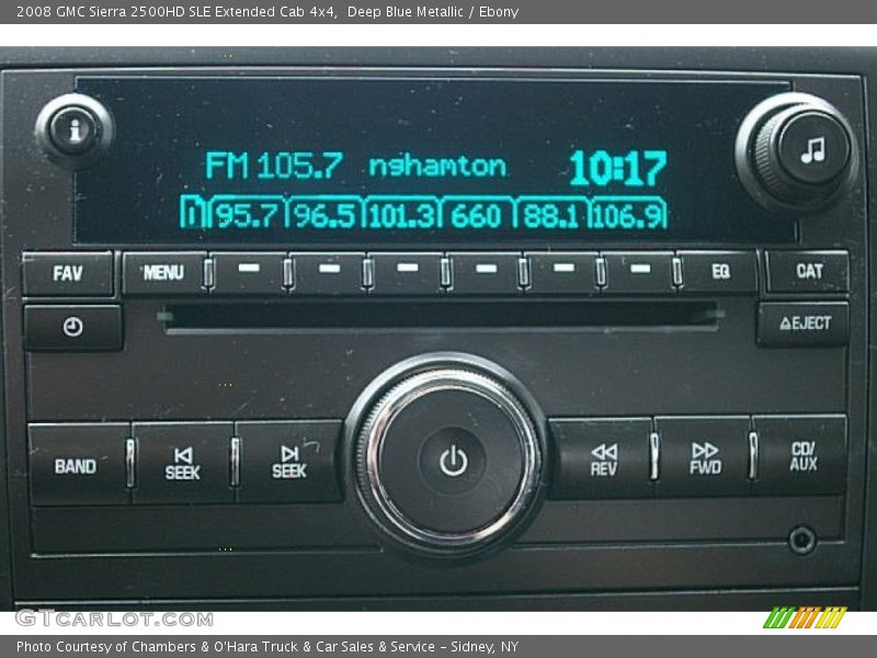 Audio System of 2008 Sierra 2500HD SLE Extended Cab 4x4