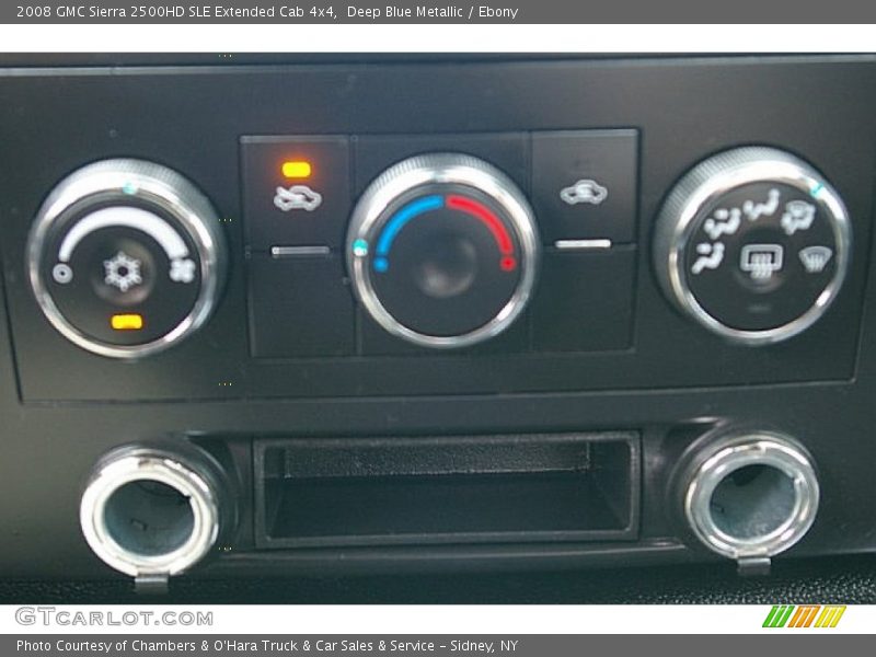 Deep Blue Metallic / Ebony 2008 GMC Sierra 2500HD SLE Extended Cab 4x4