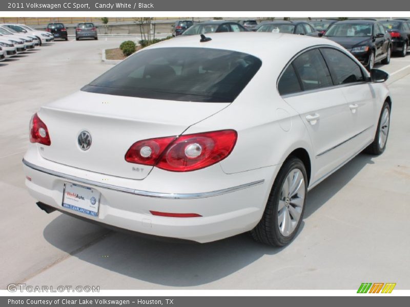 Candy White / Black 2011 Volkswagen CC Sport
