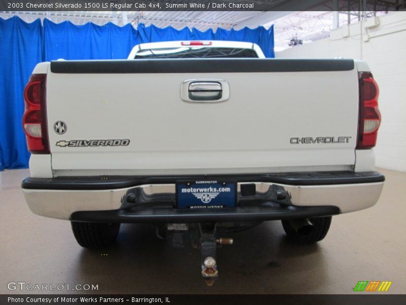 Summit White / Dark Charcoal 2003 Chevrolet Silverado 1500 LS Regular Cab 4x4