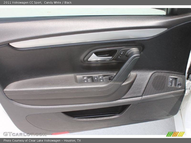 Candy White / Black 2011 Volkswagen CC Sport