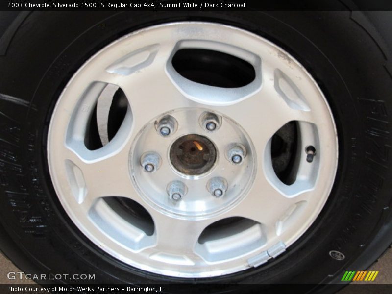 Summit White / Dark Charcoal 2003 Chevrolet Silverado 1500 LS Regular Cab 4x4