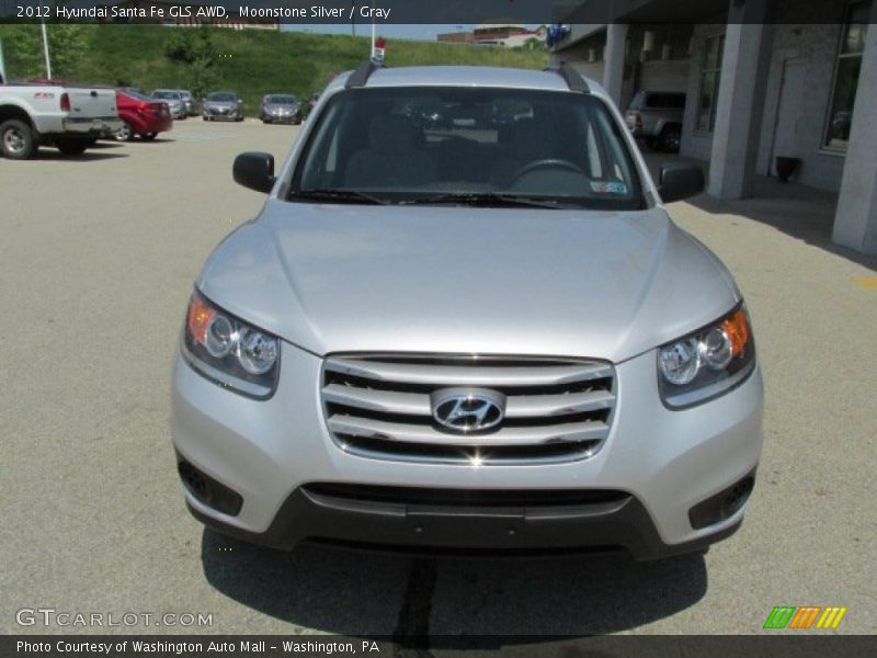 Moonstone Silver / Gray 2012 Hyundai Santa Fe GLS AWD