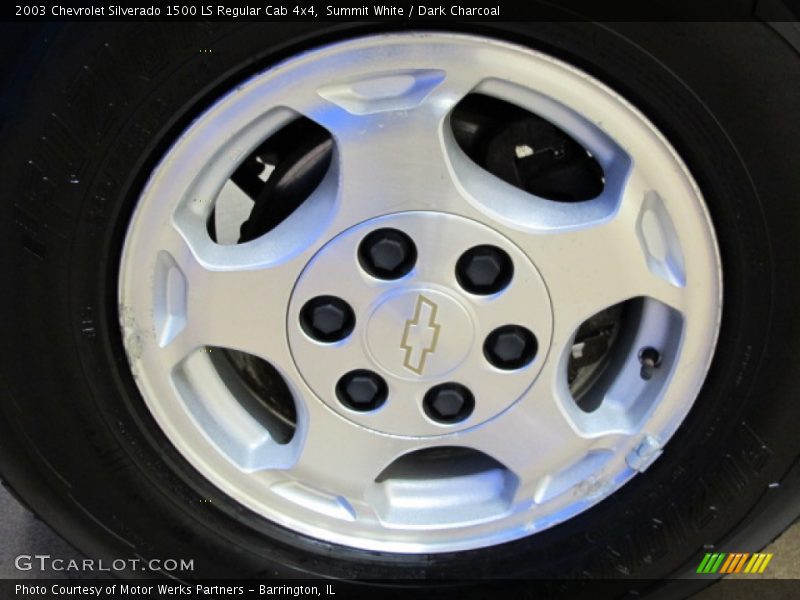 Summit White / Dark Charcoal 2003 Chevrolet Silverado 1500 LS Regular Cab 4x4