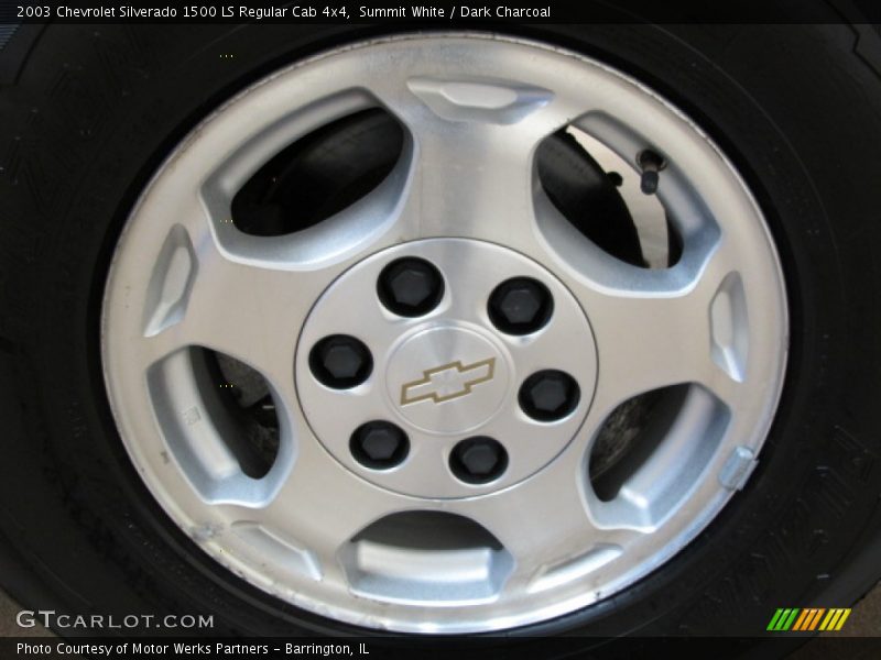 Summit White / Dark Charcoal 2003 Chevrolet Silverado 1500 LS Regular Cab 4x4
