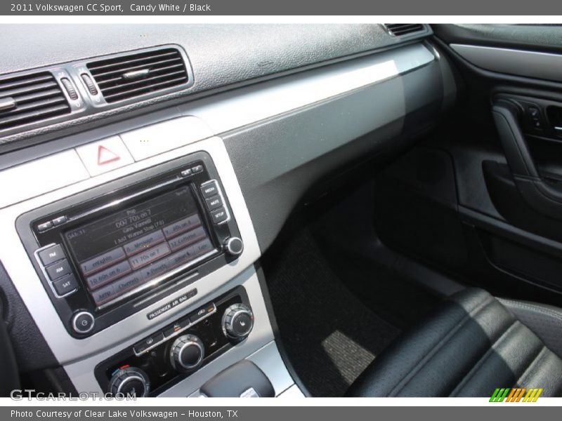 Candy White / Black 2011 Volkswagen CC Sport
