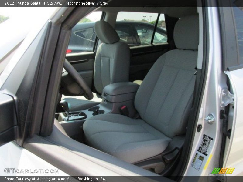 Moonstone Silver / Gray 2012 Hyundai Santa Fe GLS AWD