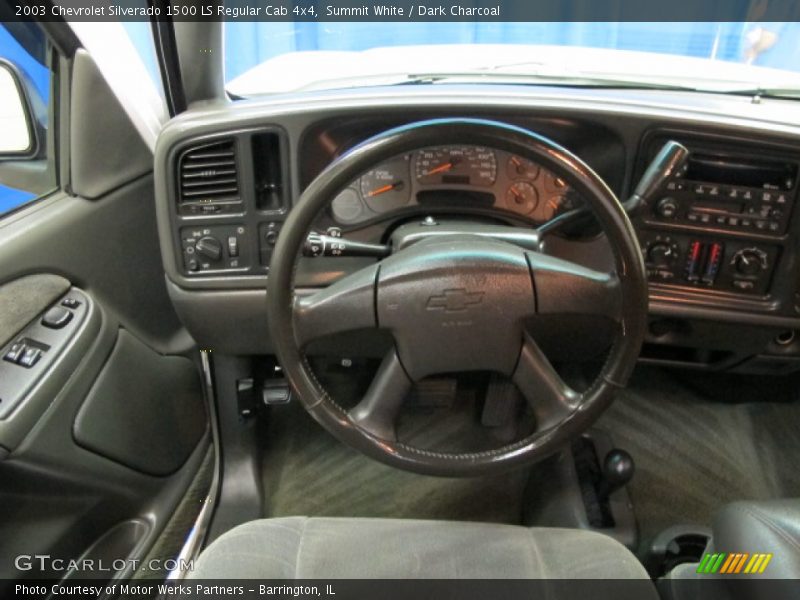 Summit White / Dark Charcoal 2003 Chevrolet Silverado 1500 LS Regular Cab 4x4