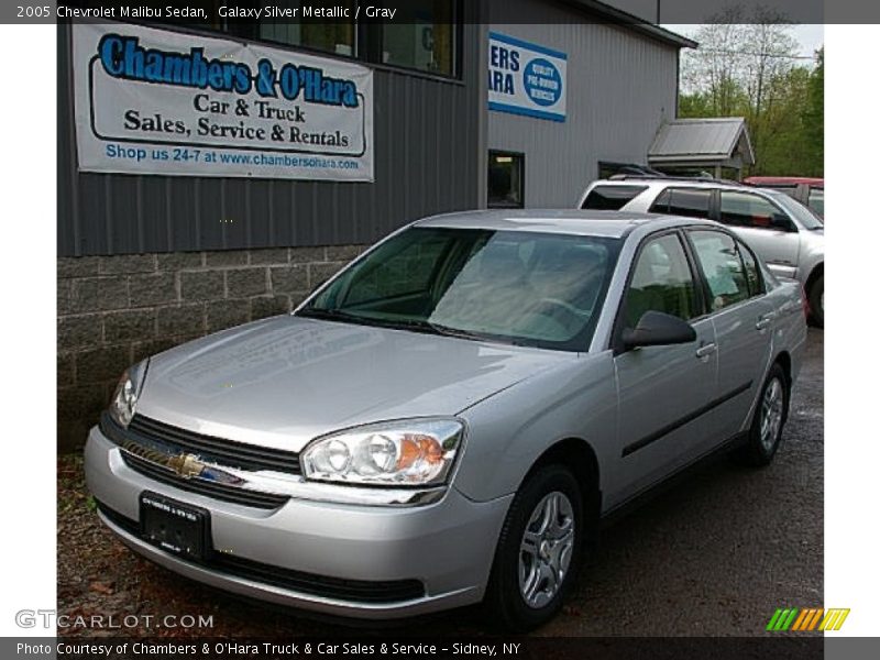 Galaxy Silver Metallic / Gray 2005 Chevrolet Malibu Sedan