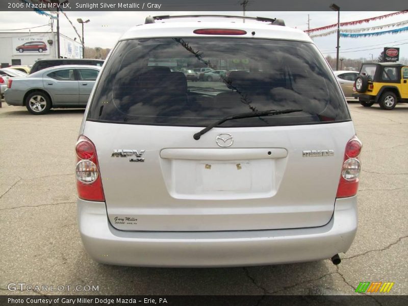 Sunlight Silver Metallic / Gray 2006 Mazda MPV LX