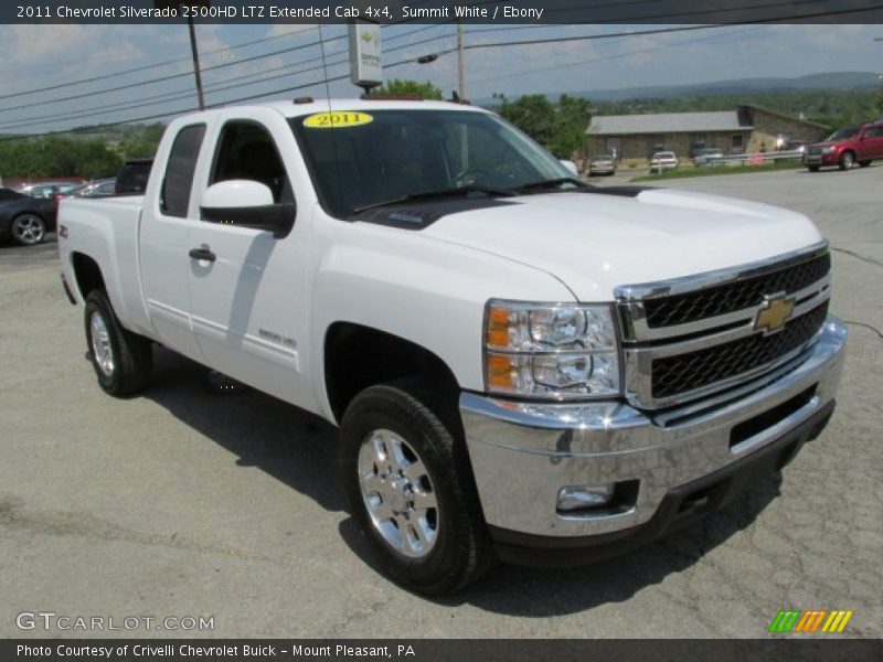 Front 3/4 View of 2011 Silverado 2500HD LTZ Extended Cab 4x4