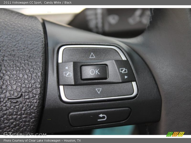 Candy White / Black 2011 Volkswagen CC Sport