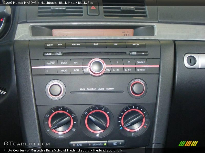 Black Mica / Black/Red 2006 Mazda MAZDA3 s Hatchback