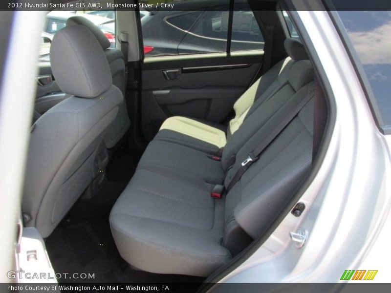 Moonstone Silver / Gray 2012 Hyundai Santa Fe GLS AWD