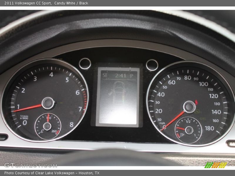 Candy White / Black 2011 Volkswagen CC Sport