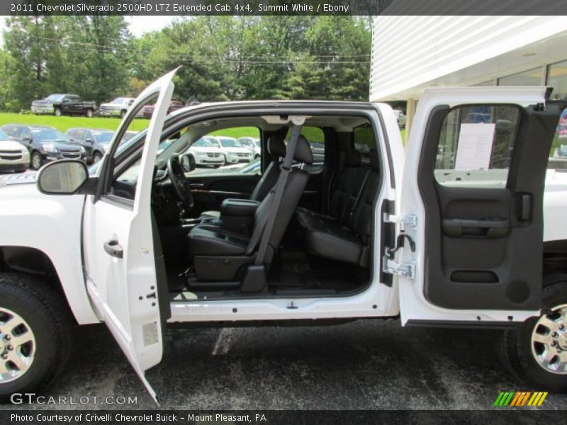 2011 Silverado 2500HD LTZ Extended Cab 4x4 Ebony Interior