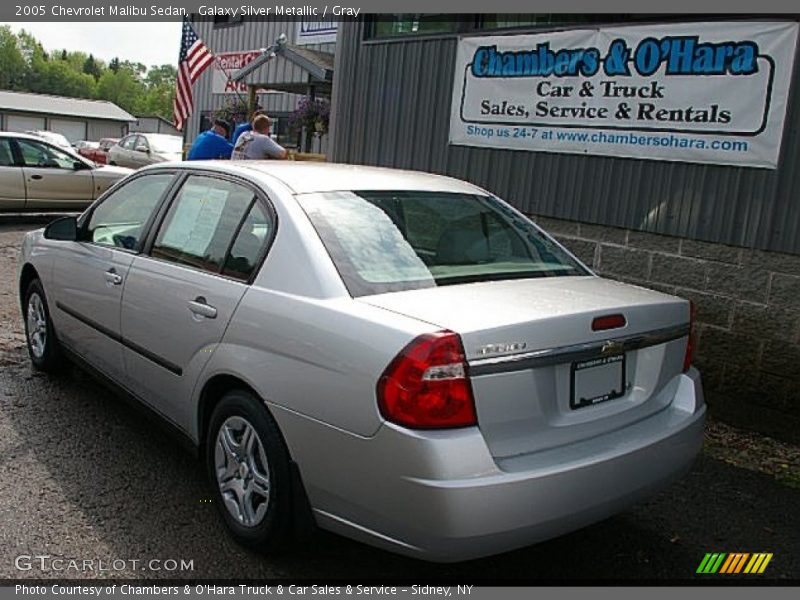 Galaxy Silver Metallic / Gray 2005 Chevrolet Malibu Sedan