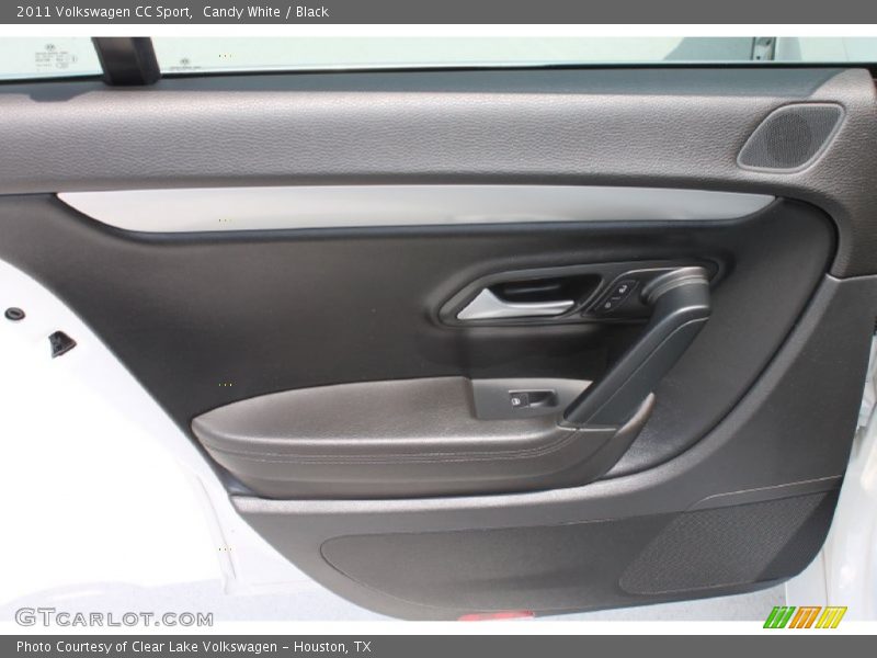 Candy White / Black 2011 Volkswagen CC Sport