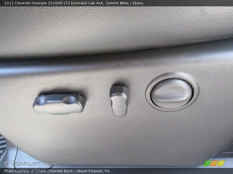 Summit White / Ebony 2011 Chevrolet Silverado 2500HD LTZ Extended Cab 4x4
