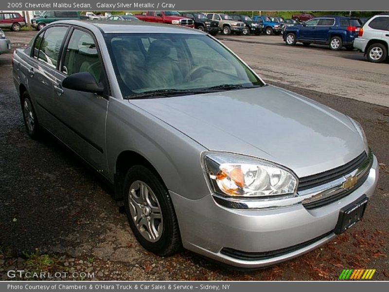 Galaxy Silver Metallic / Gray 2005 Chevrolet Malibu Sedan