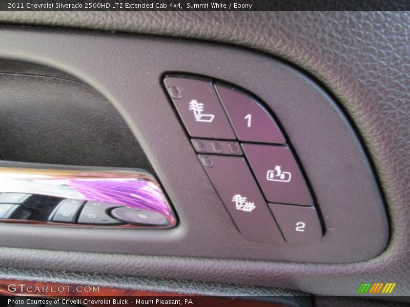 Controls of 2011 Silverado 2500HD LTZ Extended Cab 4x4