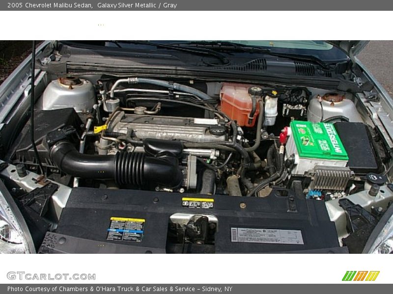 Galaxy Silver Metallic / Gray 2005 Chevrolet Malibu Sedan
