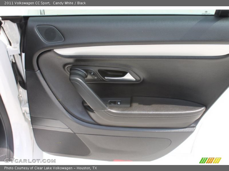 Candy White / Black 2011 Volkswagen CC Sport