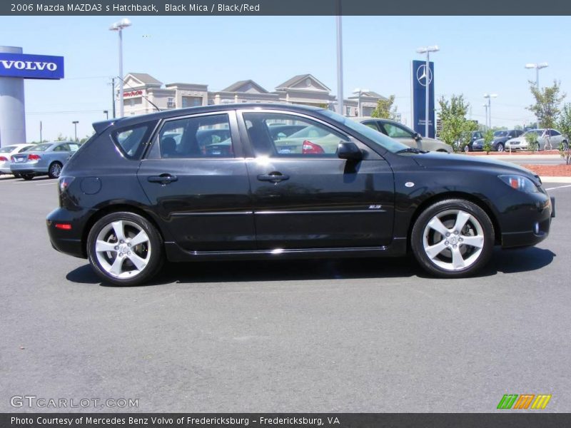 Black Mica / Black/Red 2006 Mazda MAZDA3 s Hatchback