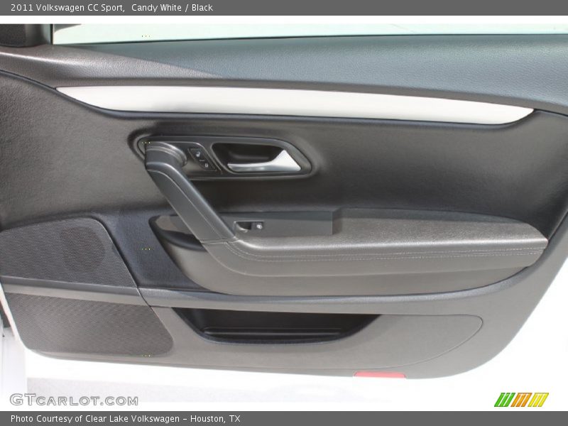 Candy White / Black 2011 Volkswagen CC Sport