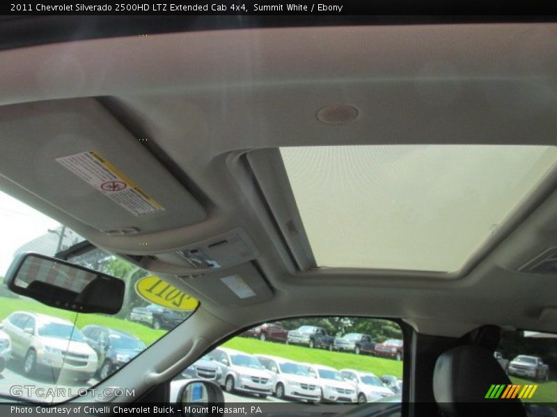 Summit White / Ebony 2011 Chevrolet Silverado 2500HD LTZ Extended Cab 4x4