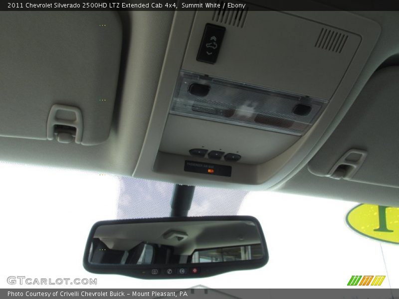Summit White / Ebony 2011 Chevrolet Silverado 2500HD LTZ Extended Cab 4x4