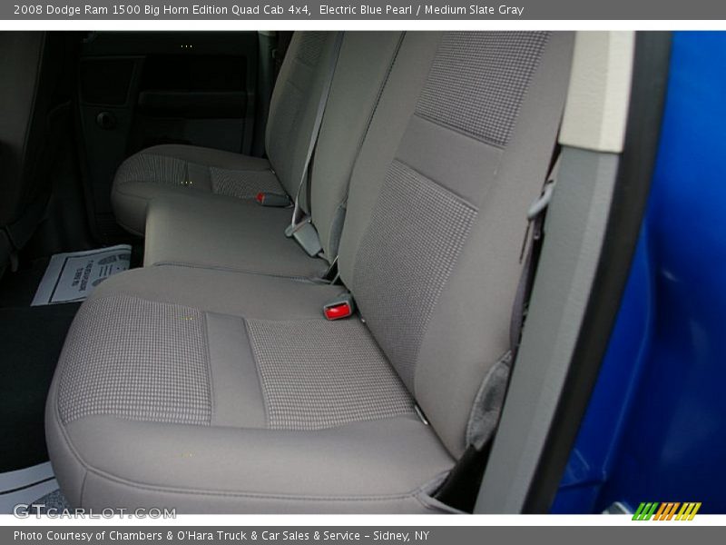 Electric Blue Pearl / Medium Slate Gray 2008 Dodge Ram 1500 Big Horn Edition Quad Cab 4x4