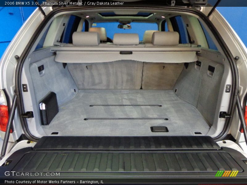 Titanium Silver Metallic / Gray Dakota Leather 2006 BMW X5 3.0i