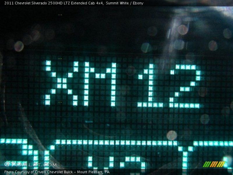 Summit White / Ebony 2011 Chevrolet Silverado 2500HD LTZ Extended Cab 4x4