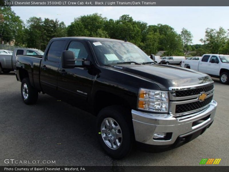 Black / Light Titanium/Dark Titanium 2013 Chevrolet Silverado 3500HD LT Crew Cab 4x4