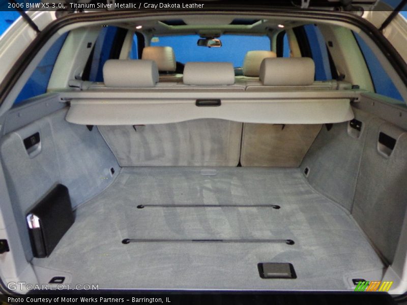 Titanium Silver Metallic / Gray Dakota Leather 2006 BMW X5 3.0i