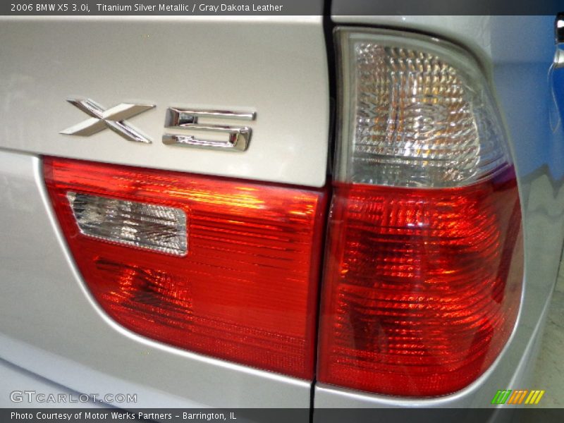 Titanium Silver Metallic / Gray Dakota Leather 2006 BMW X5 3.0i
