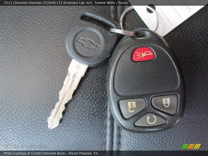 Keys of 2011 Silverado 2500HD LTZ Extended Cab 4x4