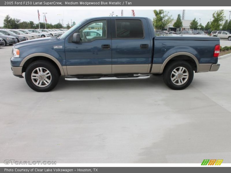  2005 F150 Lariat SuperCrew Medium Wedgewood Blue Metallic