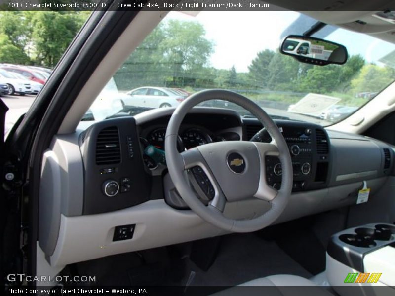 Black / Light Titanium/Dark Titanium 2013 Chevrolet Silverado 3500HD LT Crew Cab 4x4